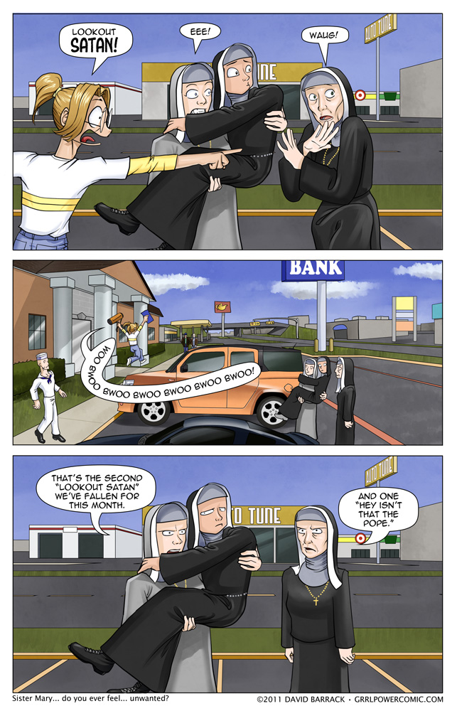 Grrl Power #34 – Distract-A-Nun! Grrl Power #34 – Distract-A-Nun!