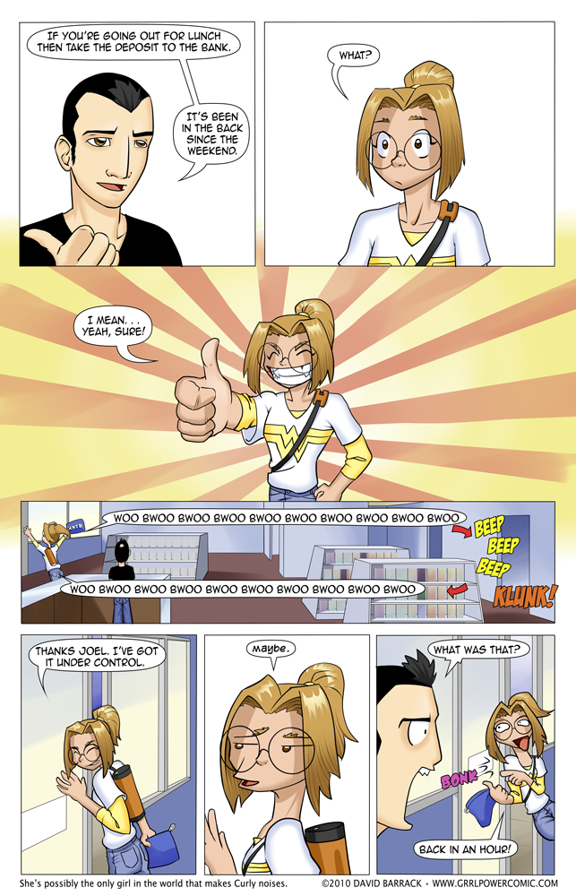 Grrl Power #24 – So This Super Heroine Goes to the Bank…