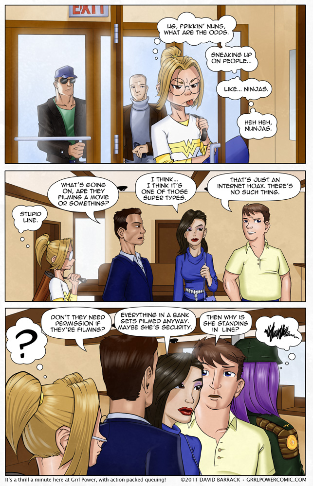 Grrl Power #35 – Purple Hair? No chance she’s a main character.