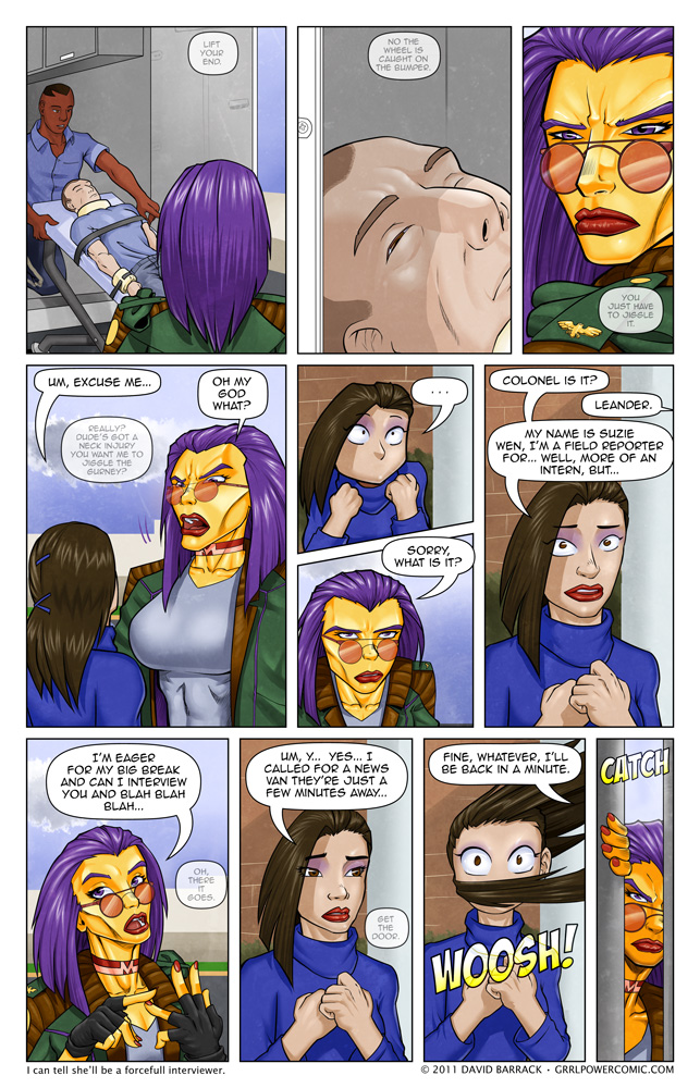 Grrl Power #52 – Meet the Press. Sort of.