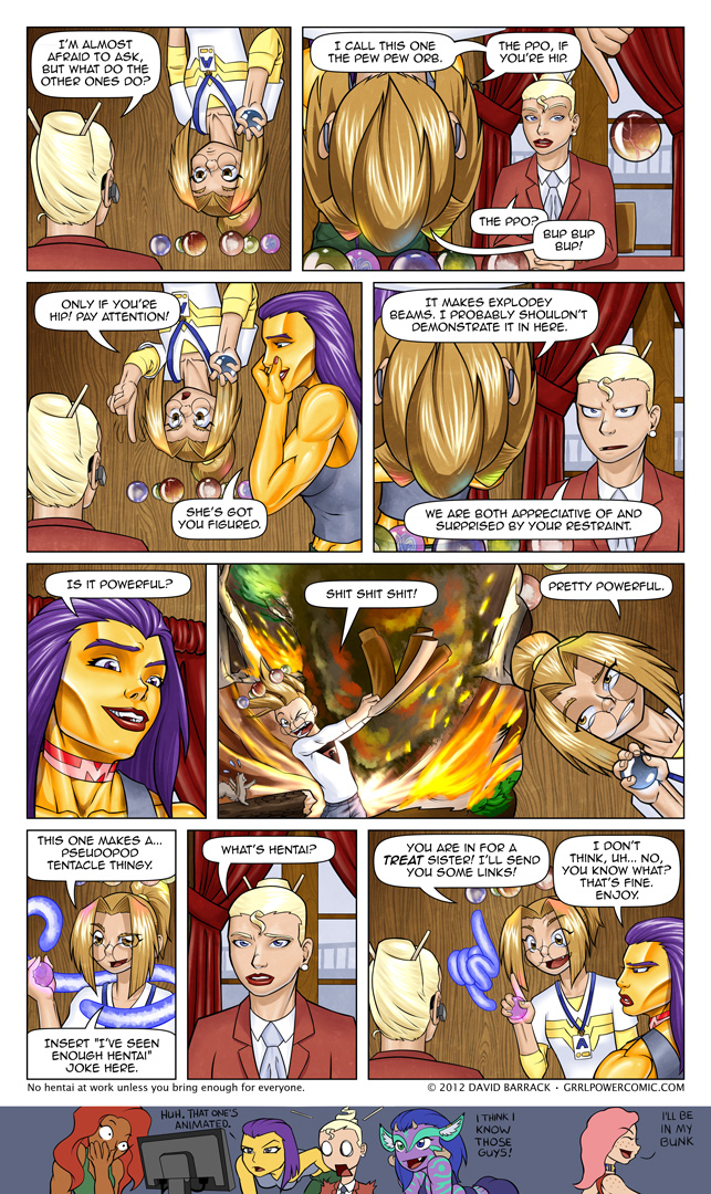 Grrl Power #88 – “Restraint” generally not a word used to describe her