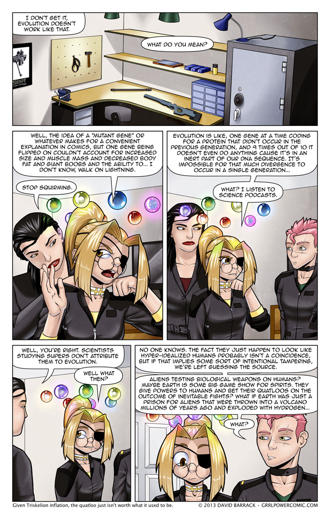 Grrl Power #139 – Safety pins, almost as good as unstable molecules