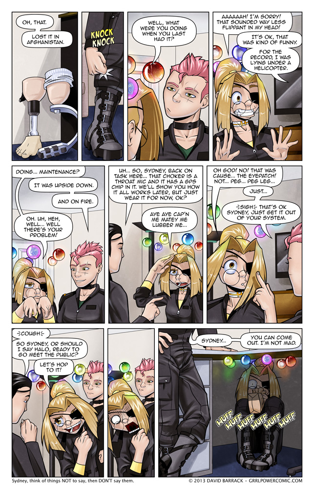 Grrl Power #140 – Open mouth, insert foot to just below the knee
