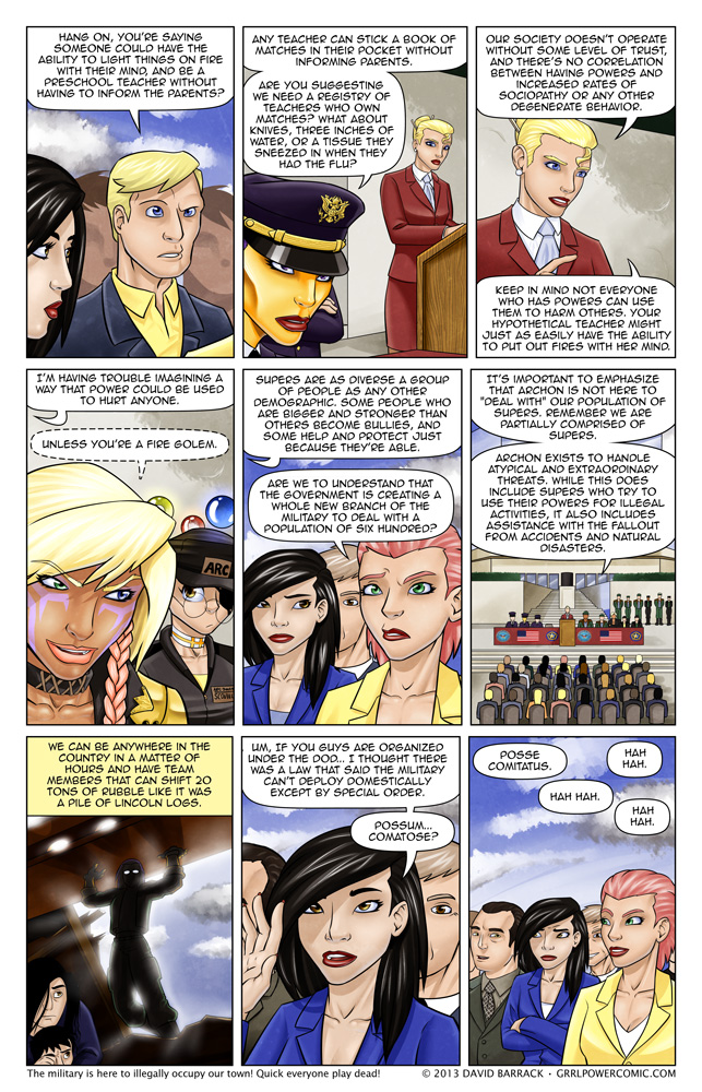 Grrl Power #146 – Opossum Ocomitatus?