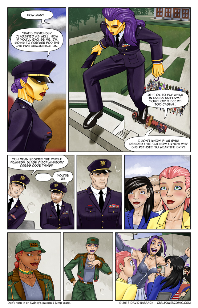 Grrl Power #151 – Cutting an interview short is easy when you can fly