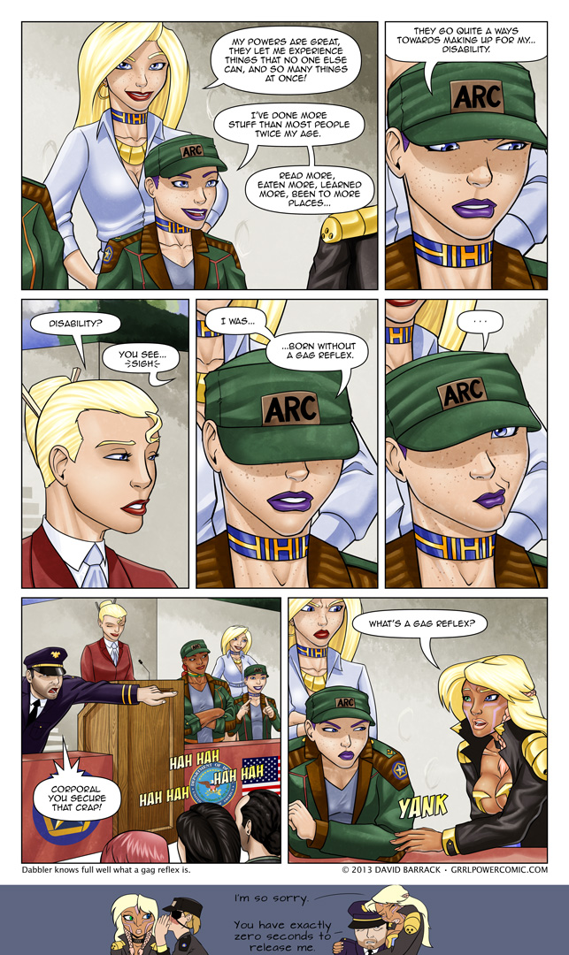 Grrl Power #152 – Harem, AKA Corporal Wakka Wakka