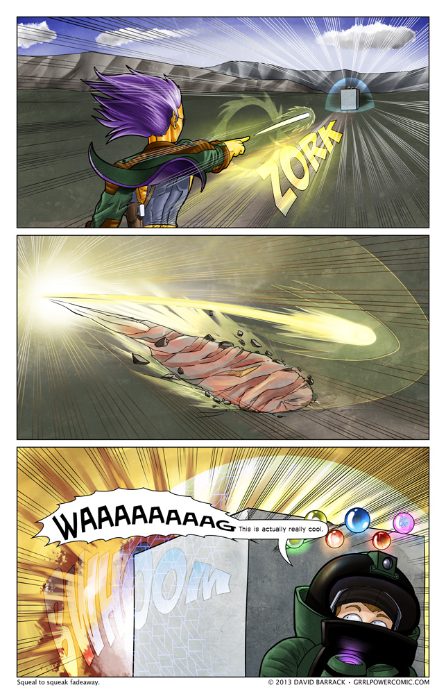 Grrl Power #160 – Explodiest beam vs. the shieldiest shield