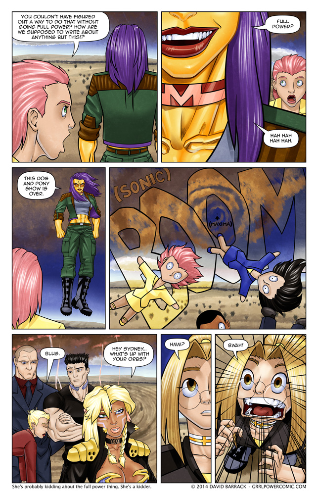 Grrl Power #178 – Maxima DGAF -or- The cliff has been hanged
