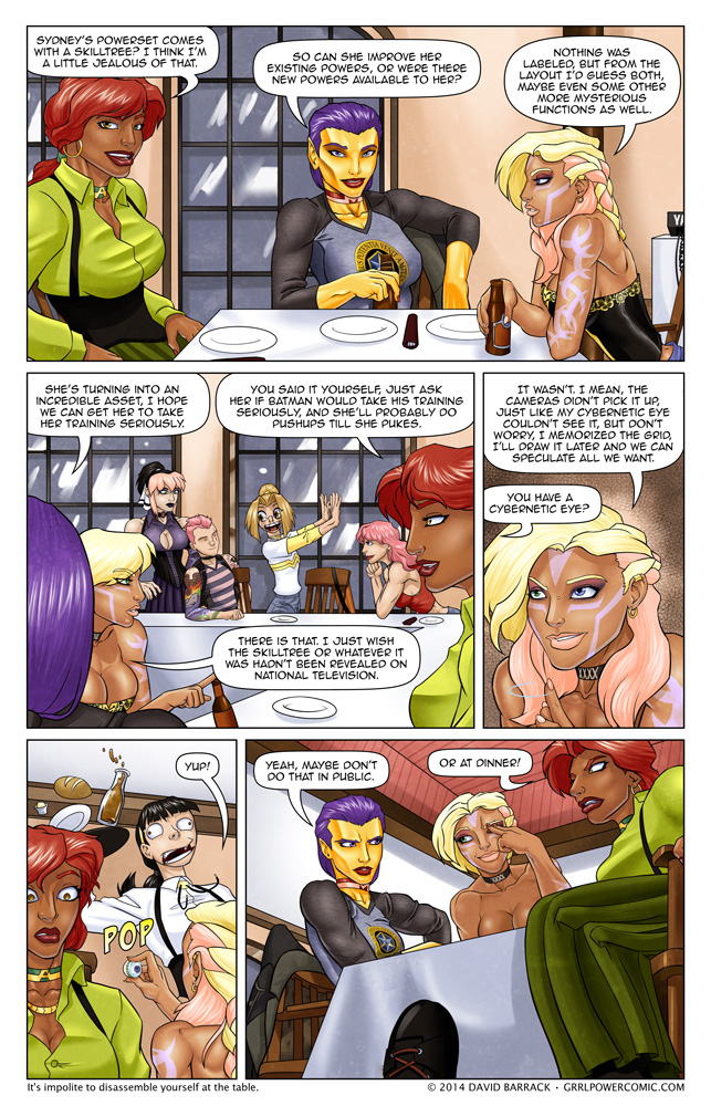 Grrl Power #182 – A little light dinner speculation