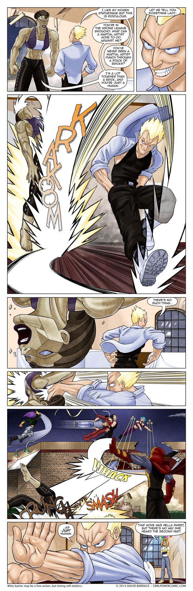 Grrl Power #209 – Dramatic speed lines ensue!