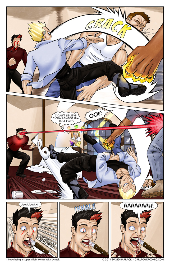 Grrl Power #210 – Dental-Trauma-Fu -OR- Technically it’s non-lethal