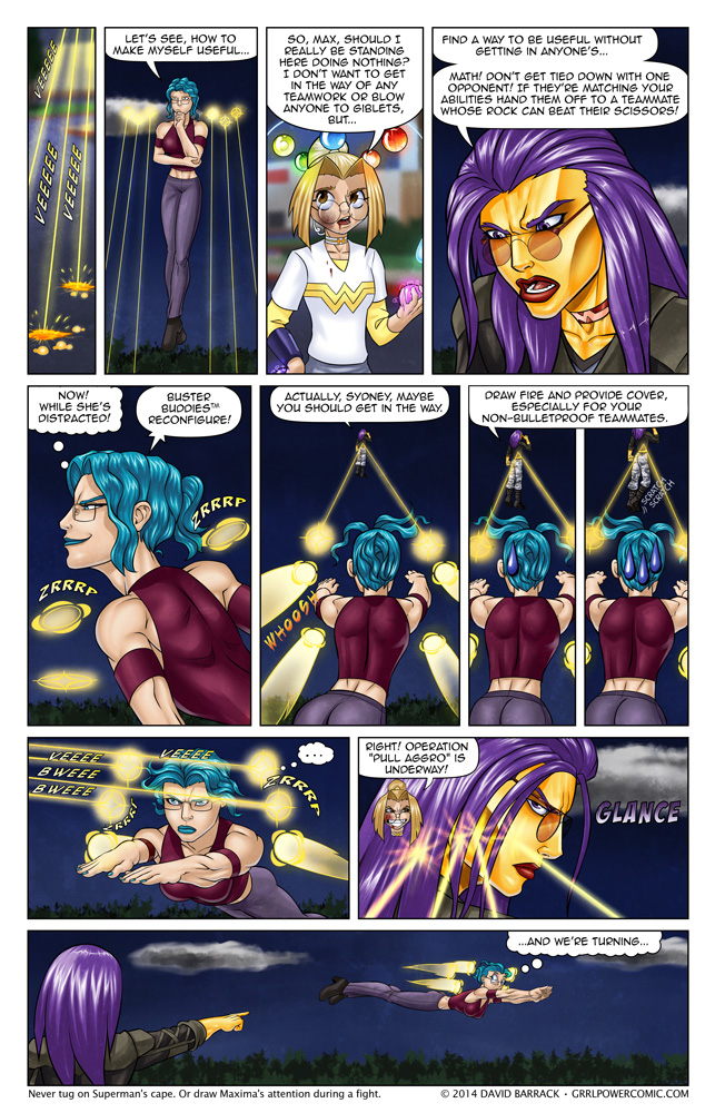 Grrl Power #225 – Guess who switched from speed to armor