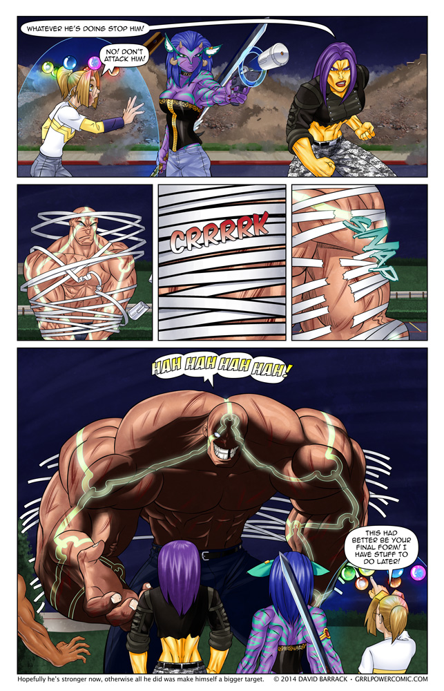 Grrl Power #267 – Don’t worry, he’s got nothing on Frieza