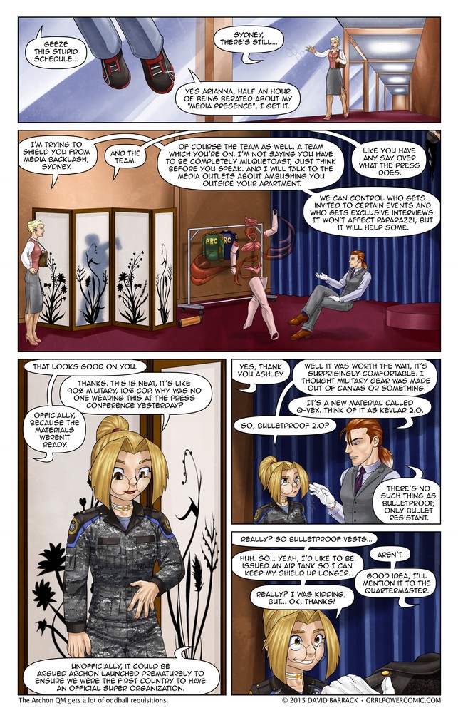 Grrl Power #318 – Now she looks… human!