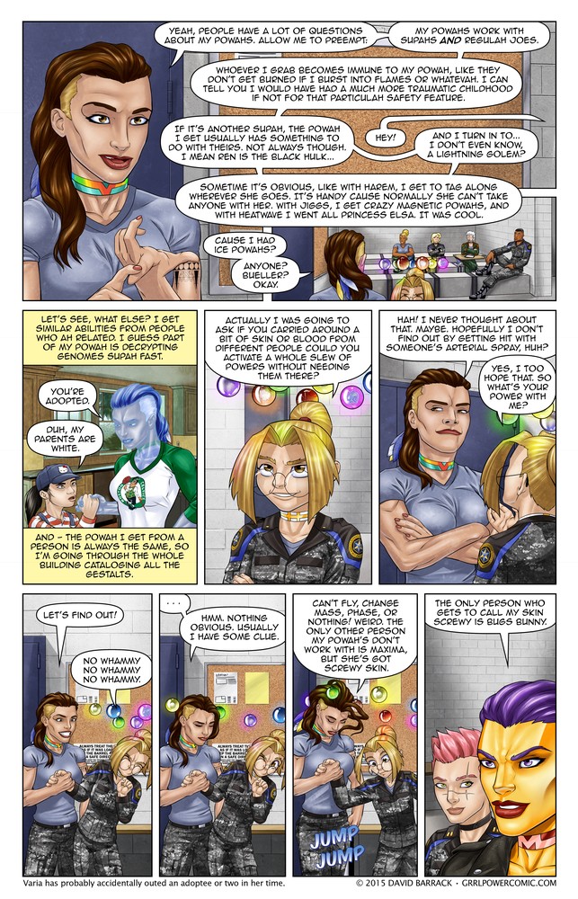 Grrl Power #324 – She should put all those answers on a shirt