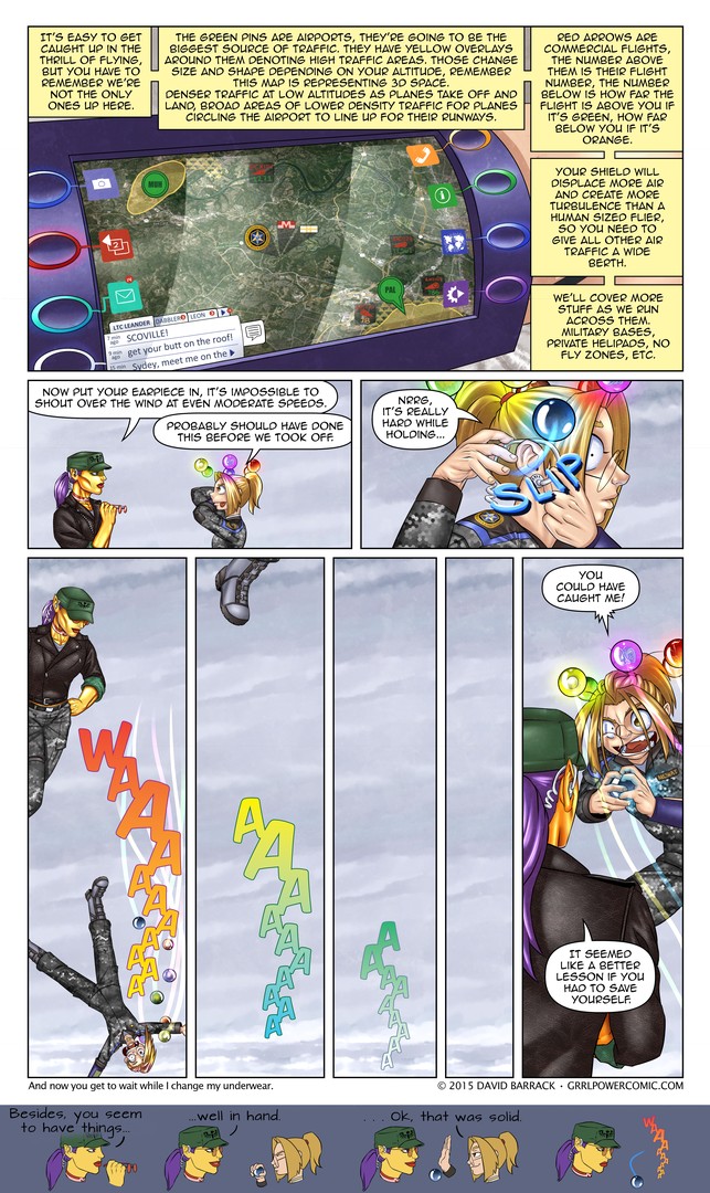 Grrl Power #352 – Superman never has to file a flight plan