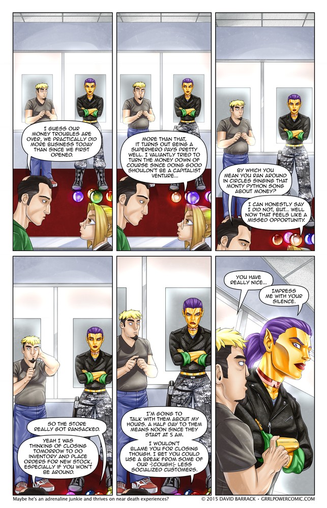 Grrl Power #357 – One of the least painful ways to get shot down by Maxima
