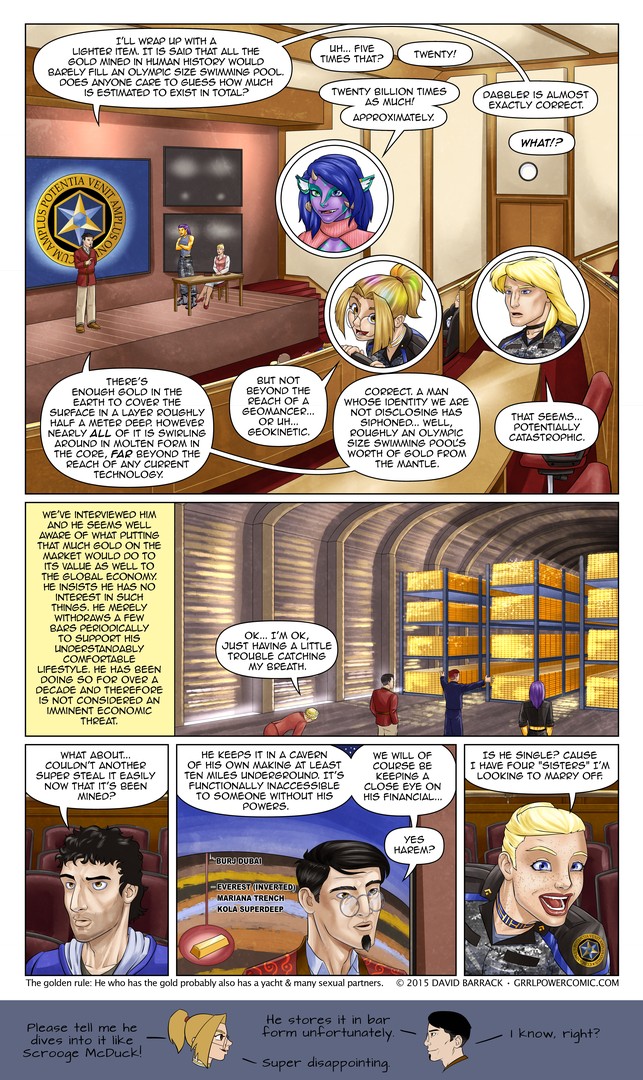 Grrl Power #368 – Billions of bullions