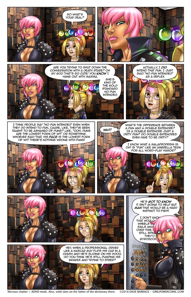 Grrl Power #409 – Elevator predicate