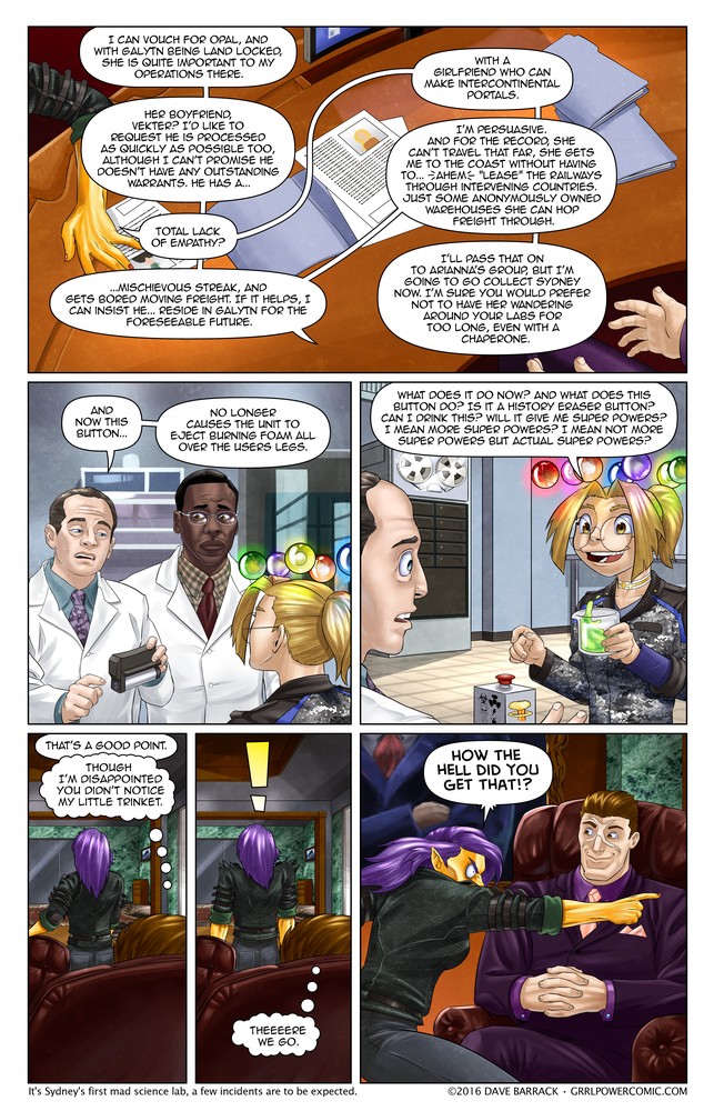 Grrl Power #412 – How long can trusty Recruit Scoville hold out?