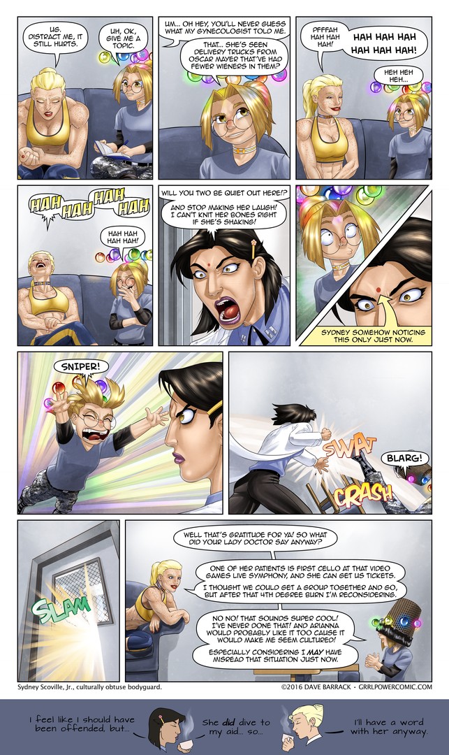 Grrl Power #423 – A priest, rabbi, & hyperactive nerd walk into an OB/GYN…