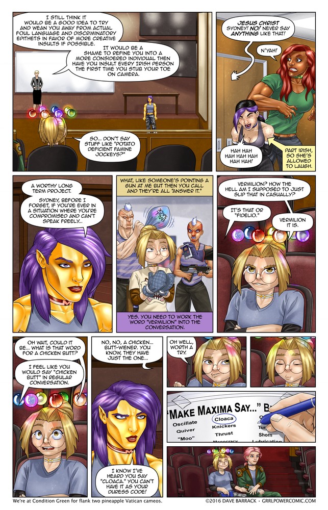 Grrl Power #425 – In case she’s ever a damsel in duress