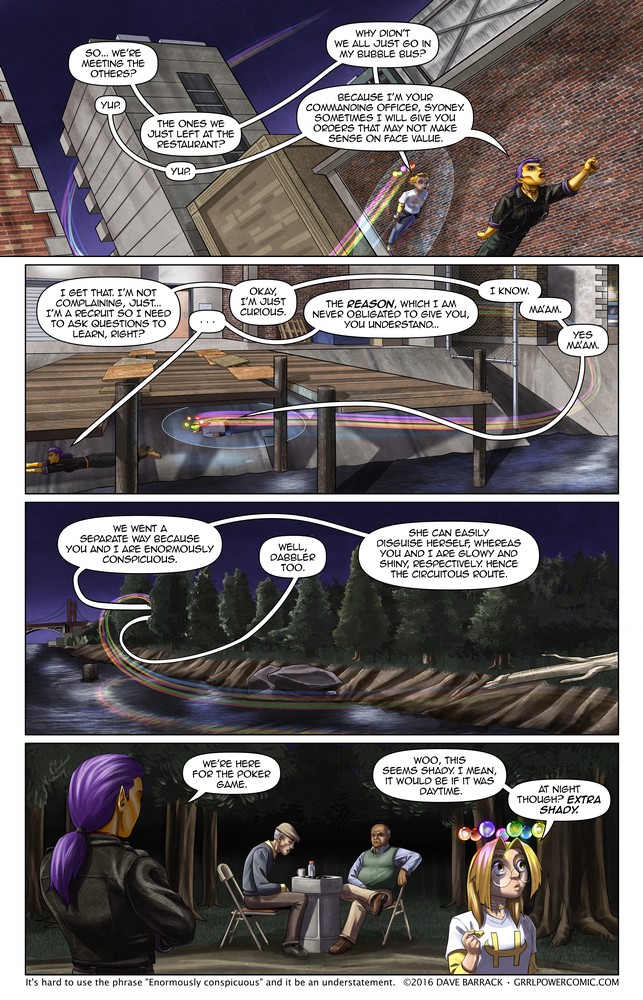 Grrl Power #438 – Umbrageous rendezvous