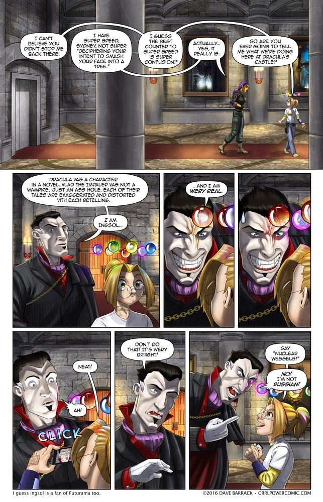 Grrl Power #440 – This reaction would earn him a D- at Monster U