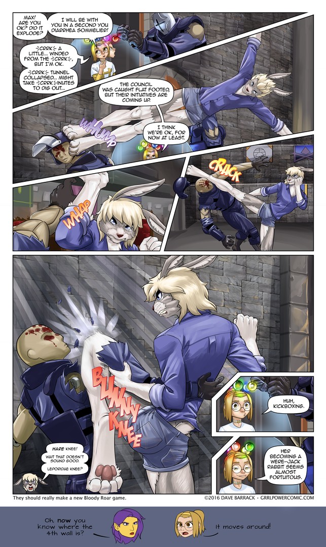 Grrl Power #476 – A hare and knee raising experience