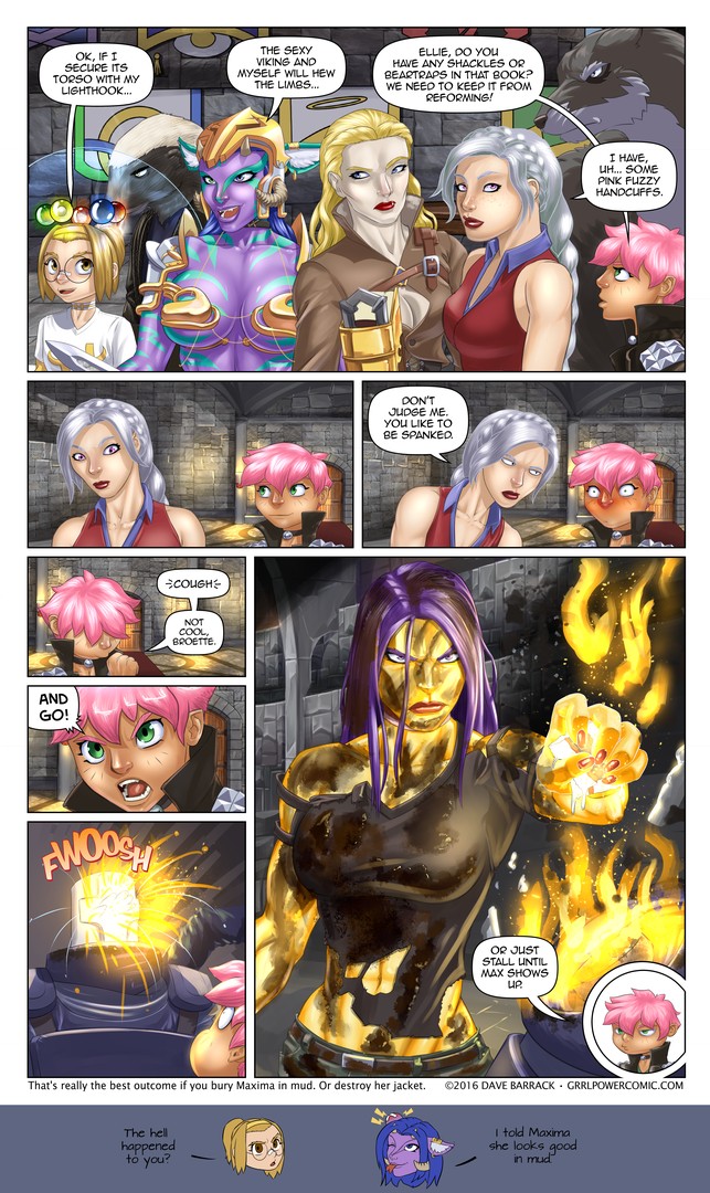 Grrl Power #485 – Miniboss fight music record scratch