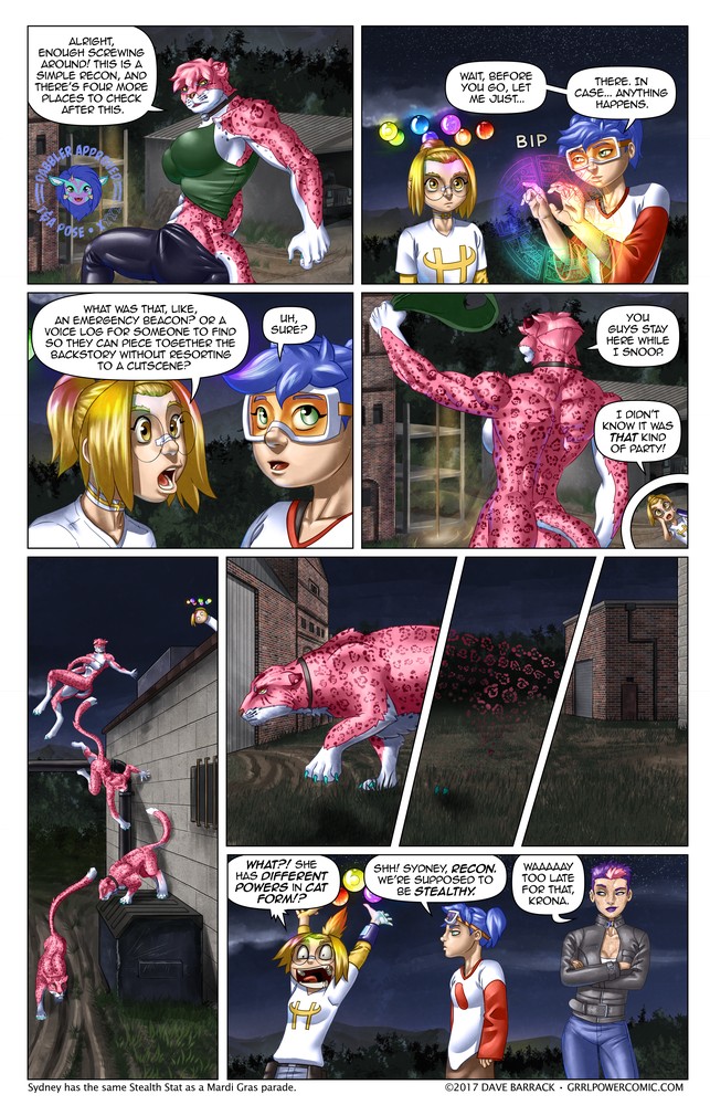Grrl Power #495 – Any stealth employed at this point is just for practice