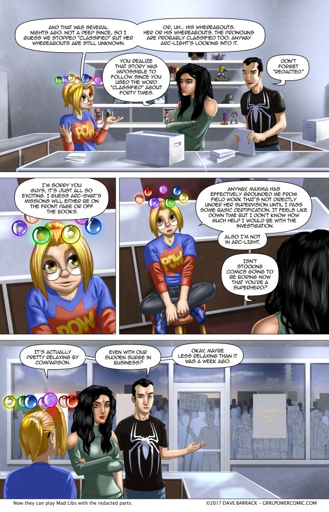 Grrl Power #533 – Super generic debrief