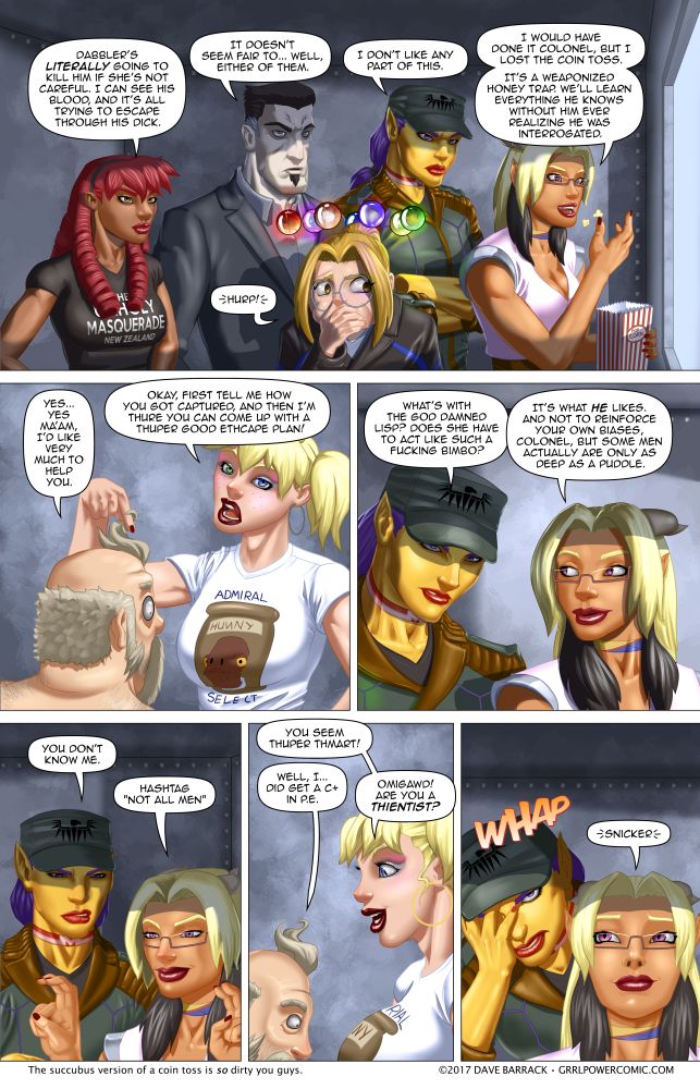 Grrl Power #577 – The other side of the one-way glass