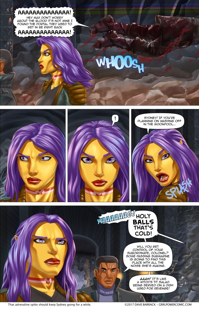 Grrl Power #581 – Cleanliness is next to coldliness