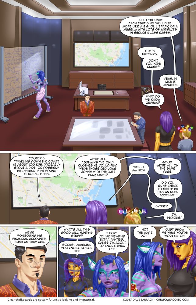 Grrl Power #596 – Big brother is watching and making snide remarks
