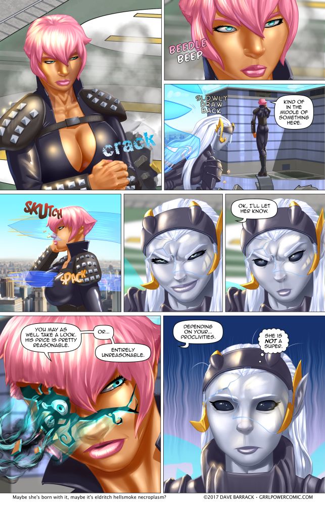 Grrl Power #602 – You’ve got a little something on your cheek