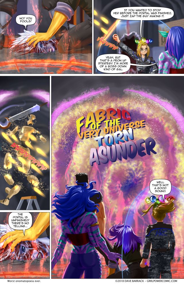 Grrl Power #633 – The universe’s buttholes = X+1