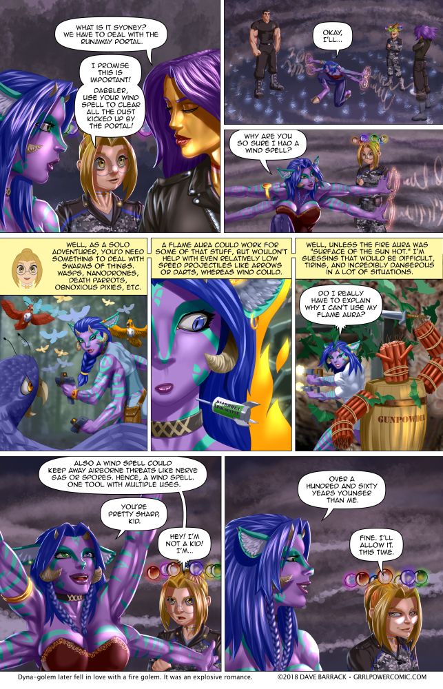 Grrl Power #637 – Just one of the things in her Six Demon Bag
