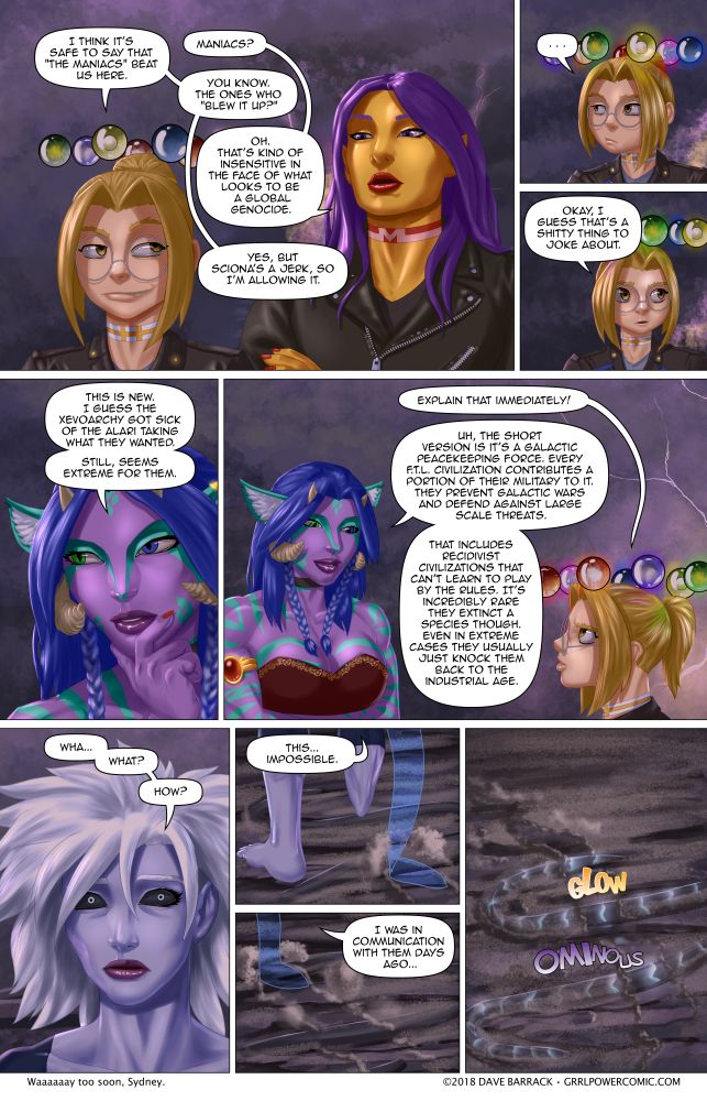 Grrl Power #640 – Not really a “Badum-Tssh” moment