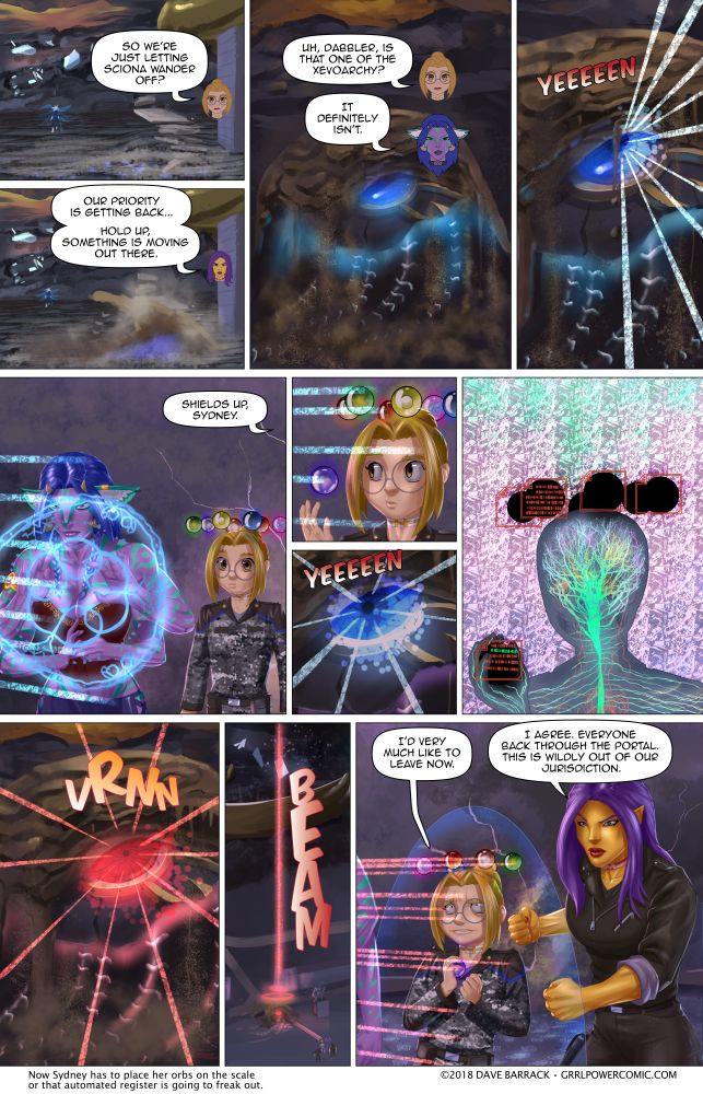 Grrl Power #641 – Well that’s probably not good