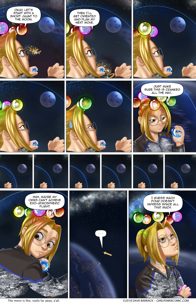Grrl Power #653 – Fly me to the moon… eventually