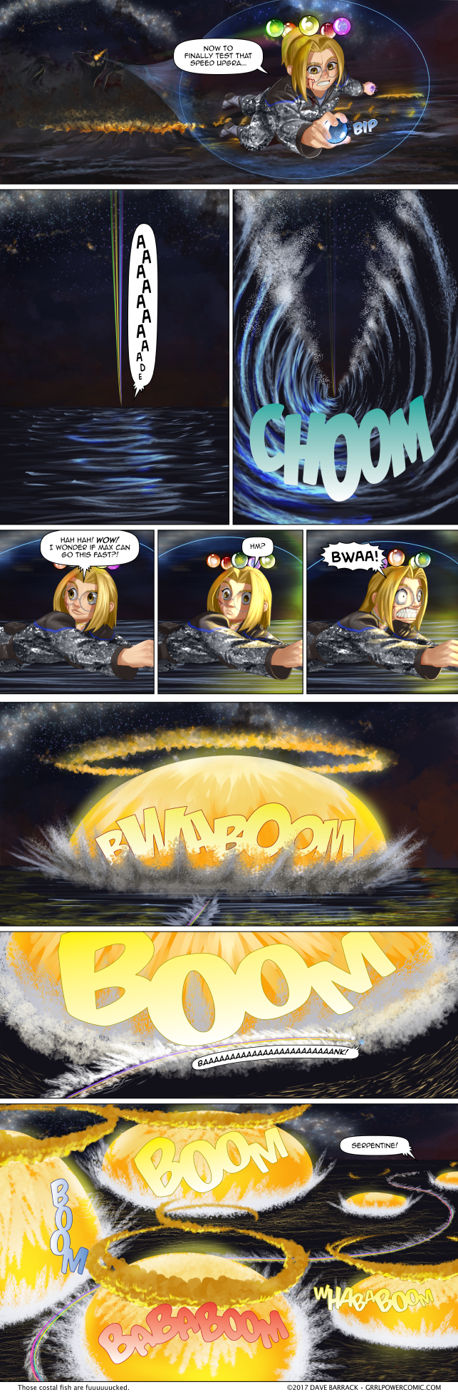 Grrl Power #670 – Orbital bombardment obstacle course