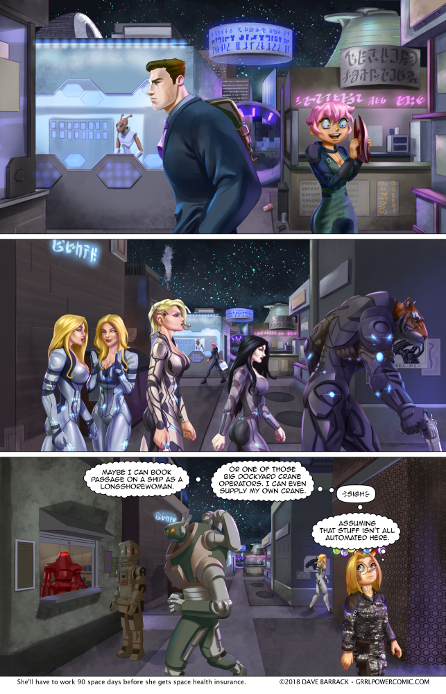 Grrl Power #680 – Fancy almost bumping into you here