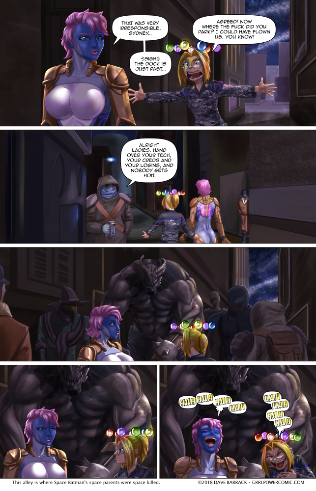 Grrl Power #694 – Threat underwhelming