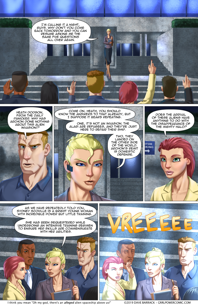 Grrl Power #720 – Beat the press… to the parking lot
