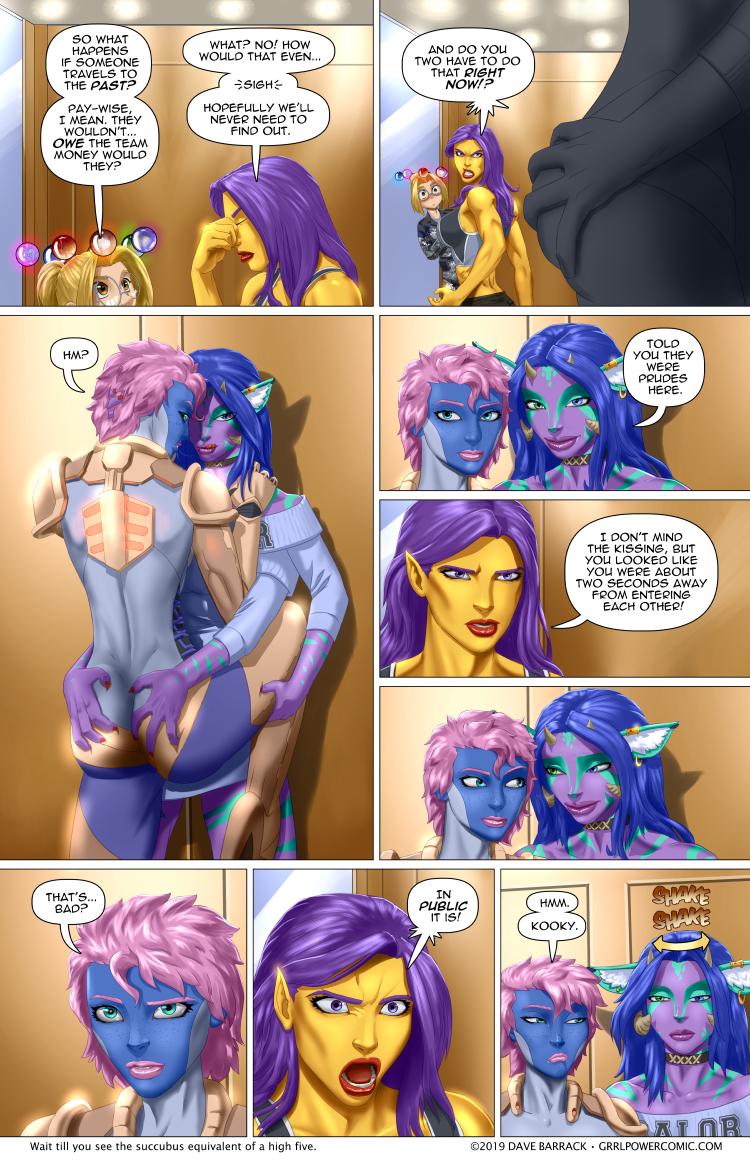 Grrl Power #729 – Most succubus greetings involve entry