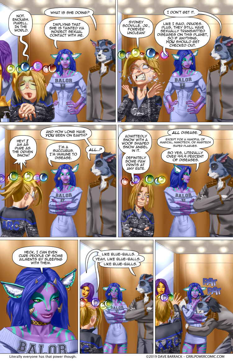 Grrl Power #731 – Here’s the windup… and it’s a triple!