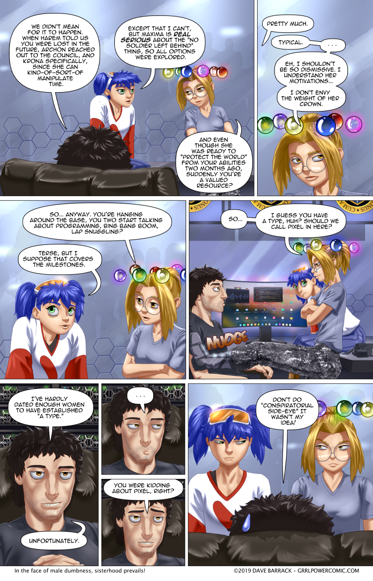 Grrl Power #734 – Three’s a conversation