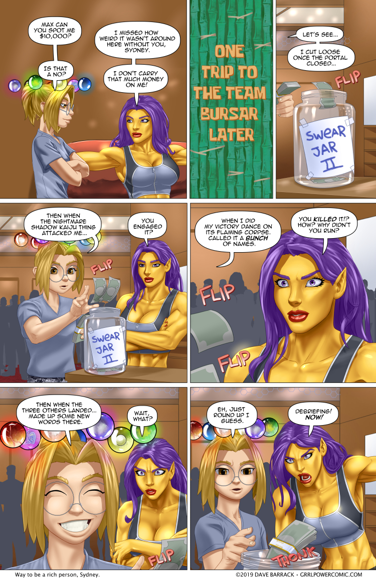 Grrl Power #739 – Swear jar II – A filthy boogaloo