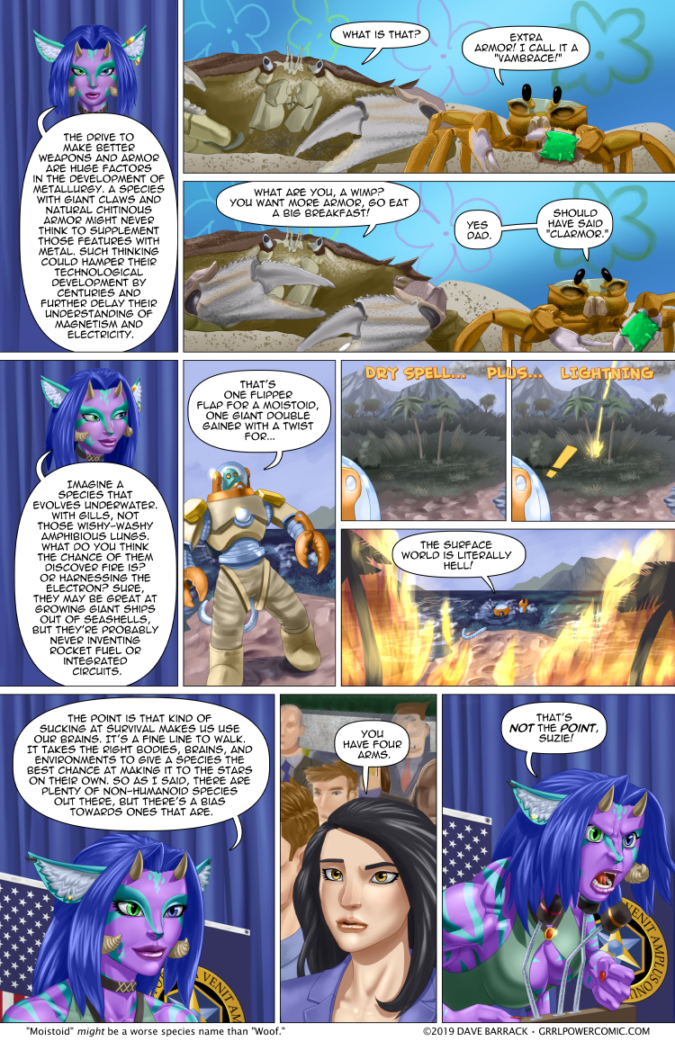 Grrl Power #760 – Necessity is the mother of space travel